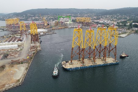 First jackets transferred for Saint-Brieuc offshore wind farm - Vimarsana News