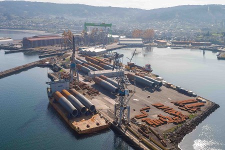 Iberdrola receives last monopiles for Windanker offshore wind farm
