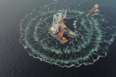 Van Oord completes monopile installations at Windanker offshore wind farm