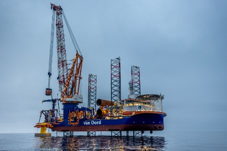 Industry first completion of silent monopile installations